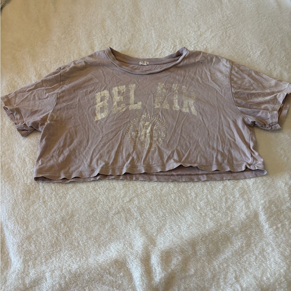 Garage Mauve Crop Top